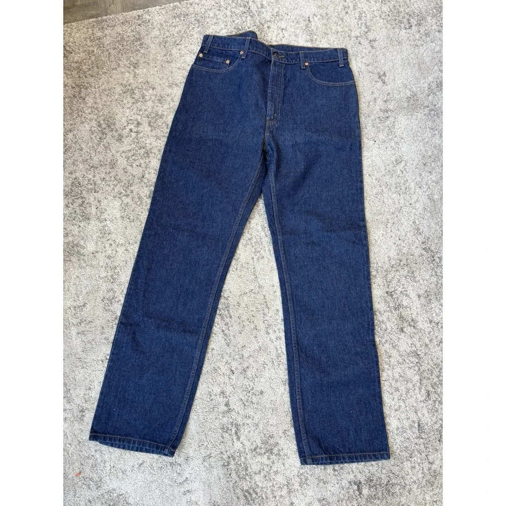 Vintage 90s Levi's NEW With Tags Dark 505 Straight Regular Fit‎ Jeans 38x34 NOS